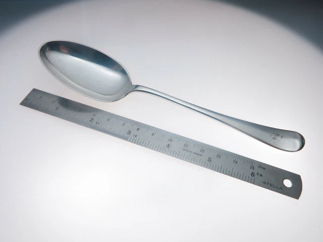 Antique Heavy Weight Hanoverian Table Spoon Sheffield 1915, Joseph Rodgers & Son