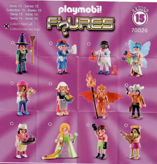 Playmobil 70026 Figuren Figures Serie 15 Girls - neuwertig