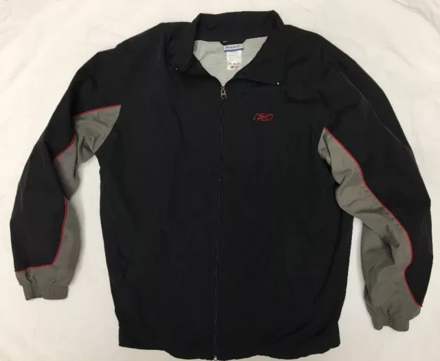 VESTE REEBOK HOMME Grande Piste Gris Noir Entra nement V tements