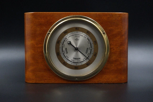 Förster® - Millibar / Barometer / Wetterstation | Vintage | Holz Wetterstation