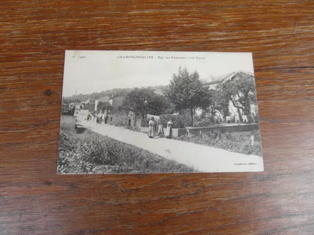 CPA ANTIQUE POSTCARD Postcard: CHAMPIGNEULLES 54 RUE DES RESERVOIRS North