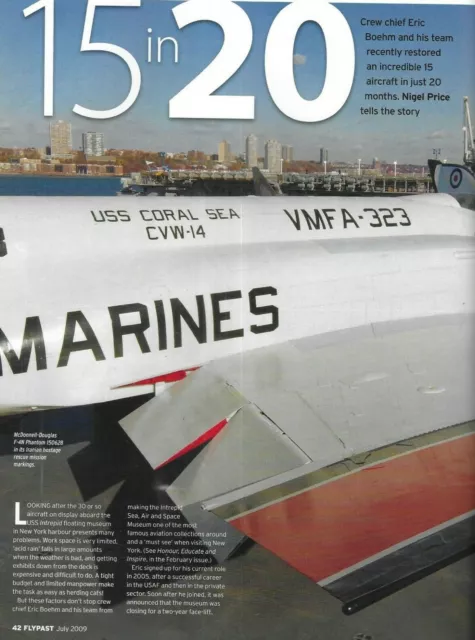 Revista Fly Past Harrier Jet Catapult Fighters Kiwi Spitfire Canal Centenario 2