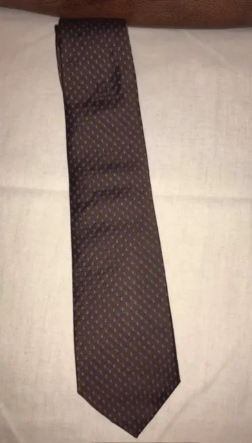Cravatta da uomo, Corneliani, colore marrone , in seta