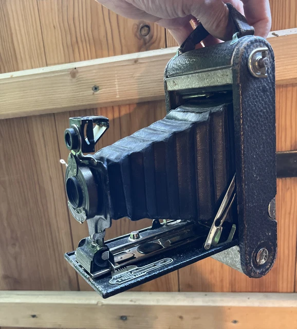Appareil Photo EASTMAN KODAK 9716 Ball Bearing Pat. Janv 1913 Soufflet TBon État