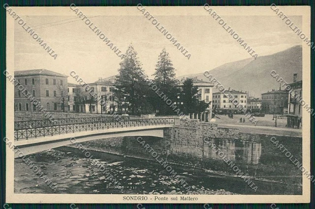 Sondrio città cartolina QQ7386