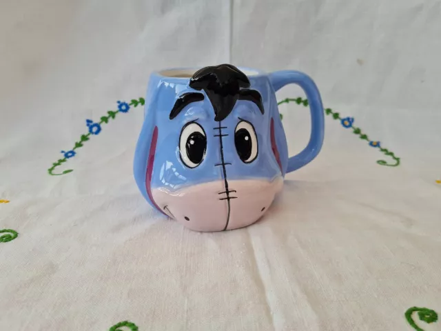 Disney Store Winnie the Pooh Eeyore 3D Coffee Tea Mug Cup