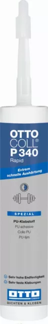 Ottocoll P340 Rapid 310 ML El Muy Rápido Pegamento De La PU, Para Dentro y Fuera