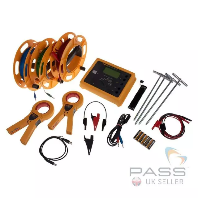 *NUOVO* Kit tester terra terra originale Fluke 1623-2 GEO / Stock UK