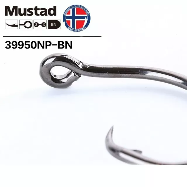 MUSTAD DEMON PERFECT Circle Hook 3Xstrong /Ultrapoint 39950Np-Bn