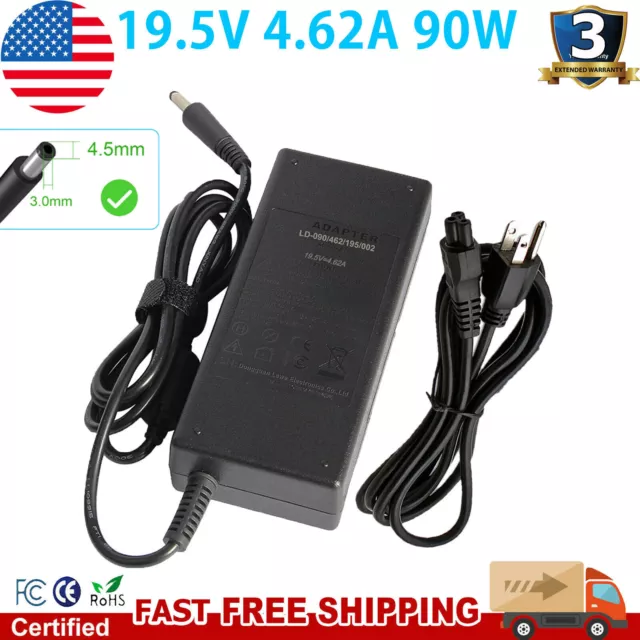 90W AC Adapter Charger for Dell Inspiron 15 17 7706 7501 7790 5400 5401 AIO 2in1