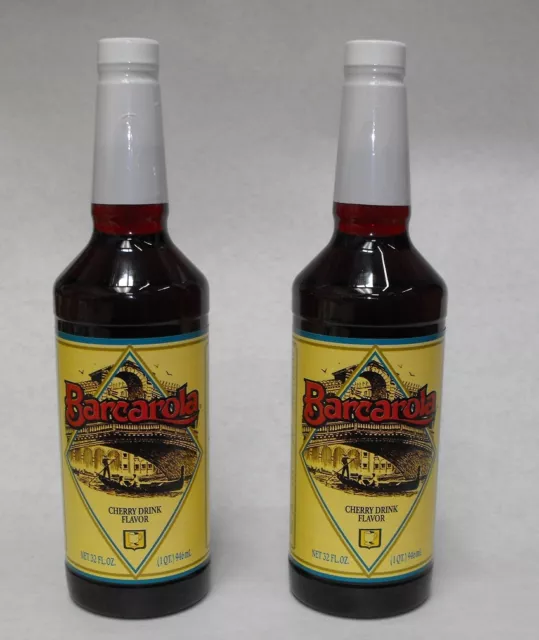 (2 Pack) Gourmet CHERRY SYRUP 32oz. Coffee Drink & Italian Soda Flavor