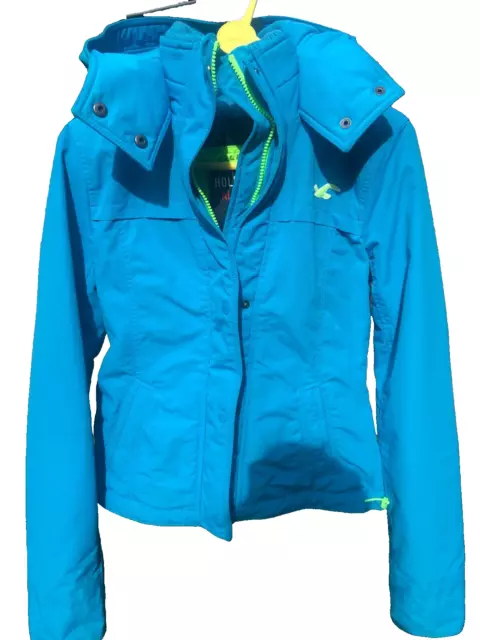 HOLLISTER ALL WEATHER Jacket Waterproof Breathable Womens Size S