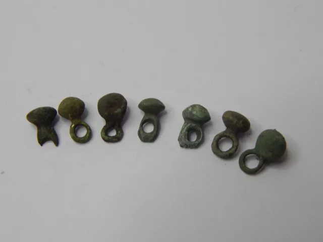 Ancient Vikings buttons-weights 7 pcs , Middle Ages