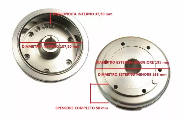 VOLANT FLYWHEEL HUSQVARNA TE SM 410 610 1999 - 2006 DÉMARRAGE ÉLECTRIQUE fr