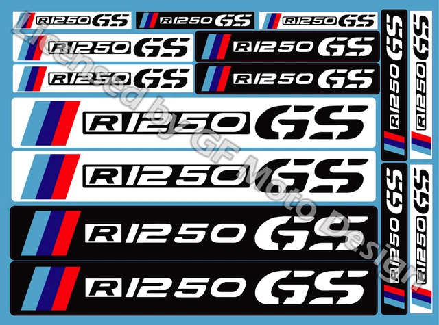 Set di decalcomanie per moto R1250 GS Adventure foglio 15 adesivi r1250gs...