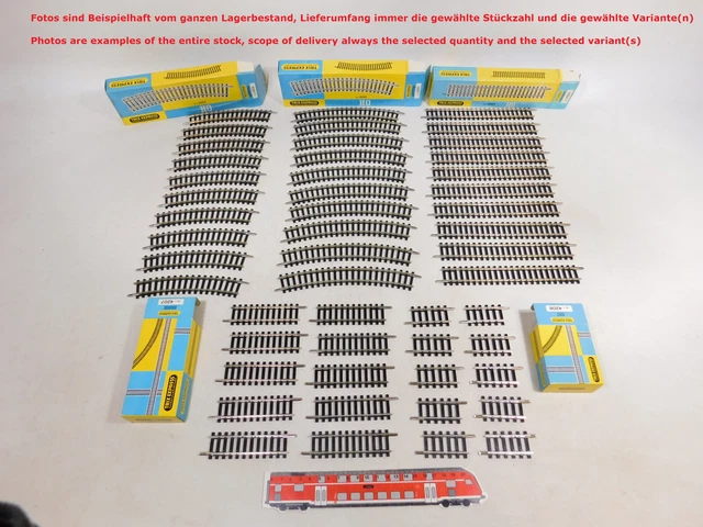 10 PIECE TRIX Express international Gauge H0/2L-DC Rails; Old New ...