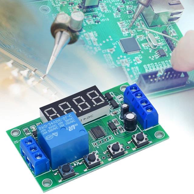 Modulo Relè Temporizzatore DC 12V - Timer Regolabile 0-25 Secondi | Per Automazione E Robotica - Foto 8