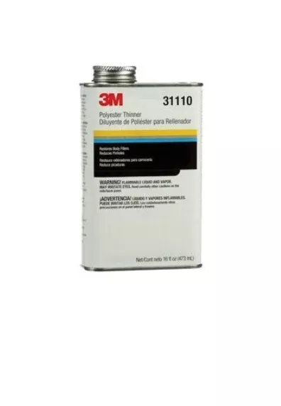 3M 31110 Auto Body Filler Polyester Thinner (Pint)