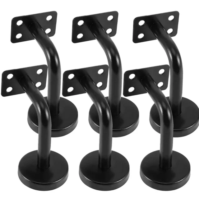 6 piezas soporte de pasamanos para escaleras soportes de pasamanos para estante