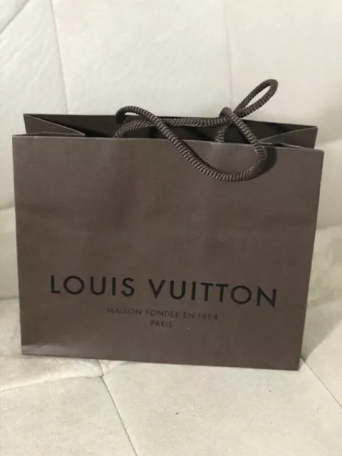 LOUIS VUITTON DARK Brown Large Paper Bag / Shopping Bag £20.00