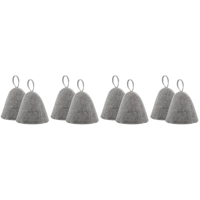 8 pz accessori sauna feltro cuffia doccia telo bagno asciugamano da bagno cappello turbante