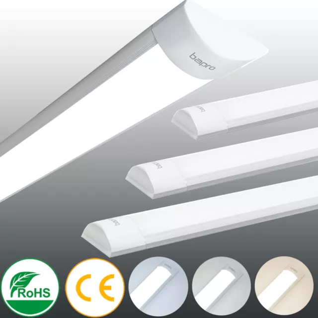 LED Feuchtraumleuchte 30/60/90/120cm Röhre Wannenleuchte Leuchtstoffröhre Tube