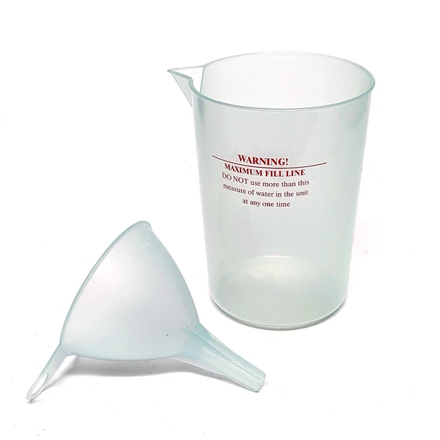 Pieza de repuesto de vapor portátil Scunci SS1000 relleno de agua y embudo
