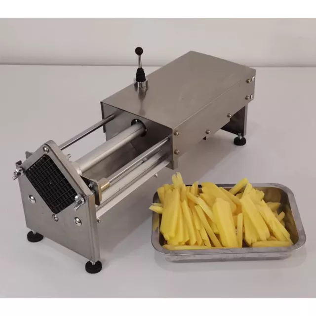 Electric Potato Chip Cutter, Stainless Steel Duty French Fry Cutter Machine  With 7/10/14mm For Kitchen For Commercial