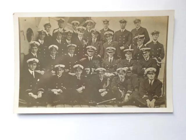 Rare Vintage Naval Postcard-  Wwi Royal Navy Officers