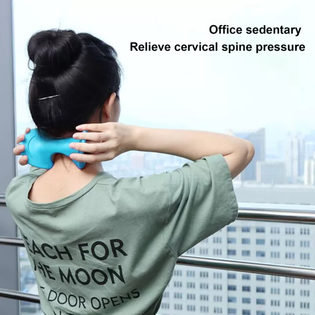 (Blau) Neck Stretcher Pain Relief Head Orthopedic Cervical Traction Device FAT