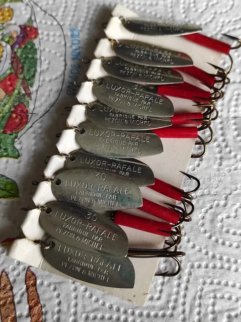 Leurre De Pêche Ancien Type Cuillère – Barlin – Métal Vintage