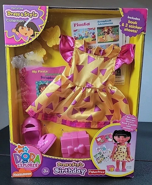 DORA THE EXPLORER Dress & Style Surfer Fashion Set Fisher-Price 2007 Nick  Jr NIB $19.95 - PicClick
