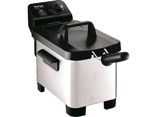 Freidora Tefal FR 3310 Easy Pro, 3 L, Tecnología zona fría, Tapa de almacenaje