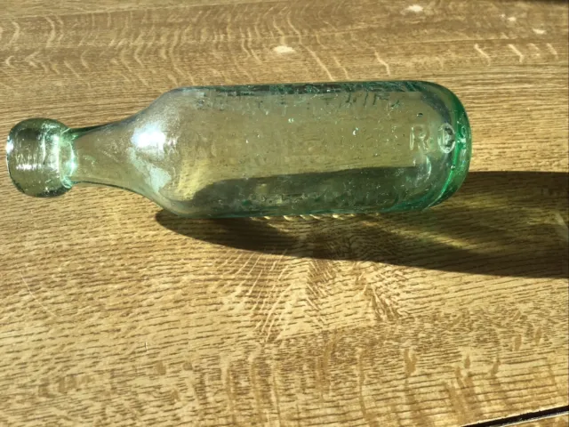 Vintage Bottle The Malvern Mineral Water Smethwick  Maker To Royal Family
