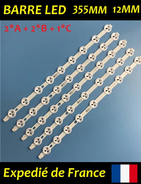 Kit De Bandes LED (2 Pièces) Pour TV Edenwood ED3205 / ED3207 – Compatibles VES315WNDL-01