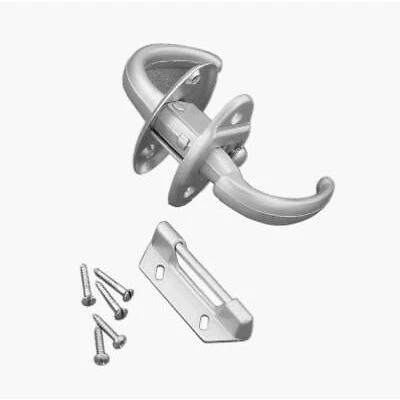 Screen & Storm Door Latch, Push-Pull, Aluminum -V1000