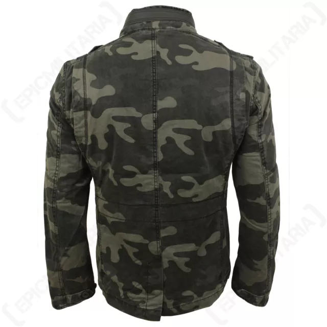 Brandit Britannia Jacket - Dark Camo - Coat Mens Military Army All Sizes New 2