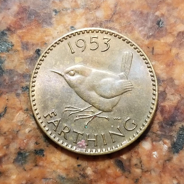 1953 Great Britain Farthing Coin - #B1943