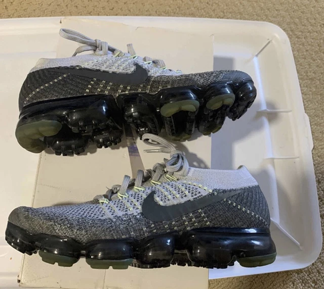 Nike Air Vapormax Flyknit Heritage Pack Pure Platinum Anthracite Grey 922915-002