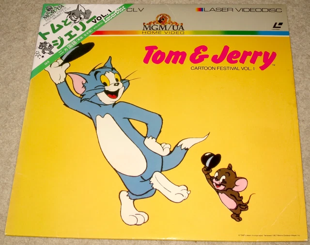 TOM & JERRY Cartoon Festival Vol. 1 JAPAN LASERDISC LD NTSC Japanese £