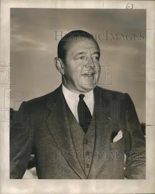 1954 Press Photo August Busch, Jr., president of the Anheuser-Busch Co.