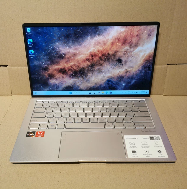 ASUS ZENBOOK 14 UM433D Laptop AMD Ryzen 3500U CPU 8G RAM 512G M2
