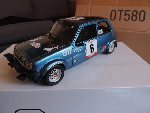 RENAULT 5 ALPINE TURBO SPECIAL BLUE 1984 OTTOMOBILE OT966 1/18 R5 RESINE 999 PCS 9580010211883