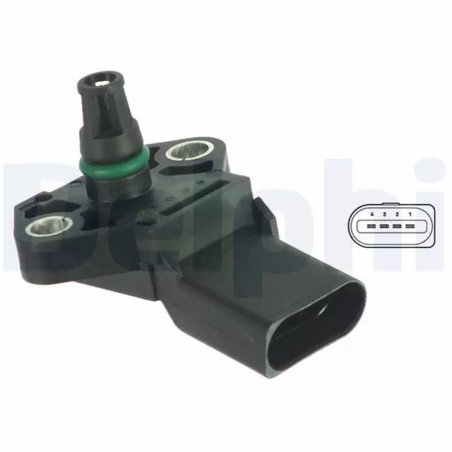 DELPHI Luftdrucksensor, Höhenanpassung PS10117 für SEAT VW SKODA AUDI FORD