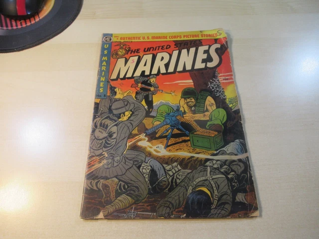 United States Marines #8 Golden Age Soldier W/ Us Flag Tattoo Machine Gun Cover