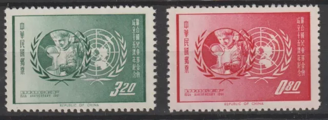 1962 Rep Of China Taiwan Formosa Alleanza Cooperativa 2 V. Sg Yv 403/04 Mf98746