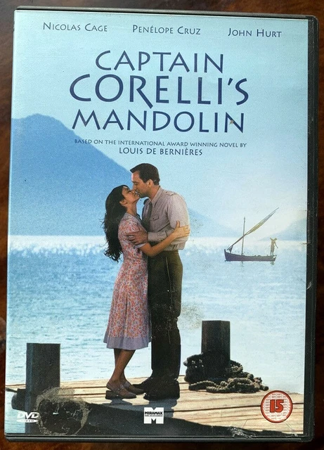 CAPTAIN CORELLI'S MANDOLIN DVD 2000 World War II WW2 Film Largeur ...