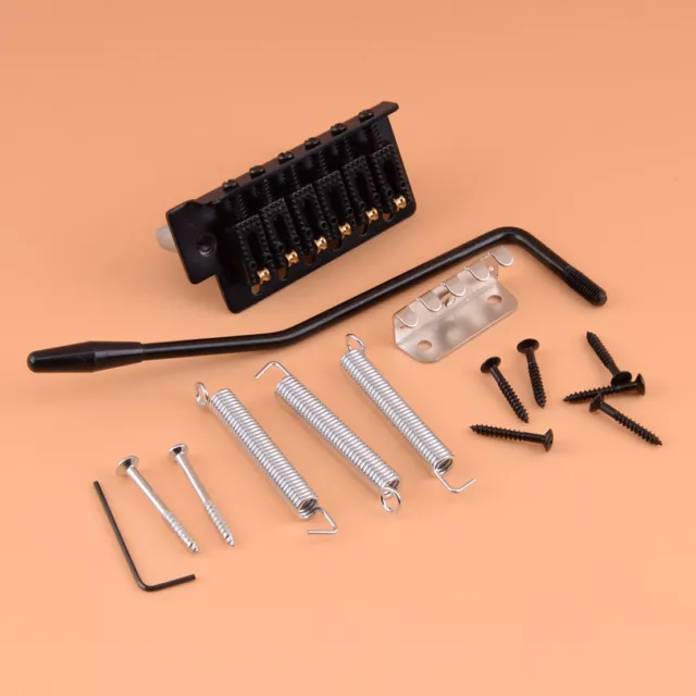 6 String Saddle Tremolo Bridge Set Fit For Fender Strat Squier Electric Guitar