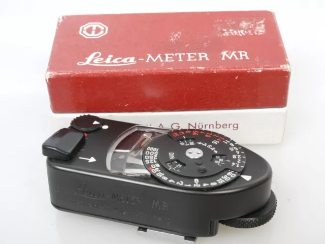 Leicameter MR-4 schwarz black LMMR Leica-METER MR 4 boxed    *Leica Ankauf*