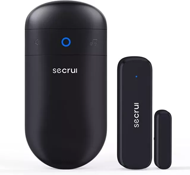 SECRUI Wireless Door Sensor Alarm Chime, 400ft Operating Range